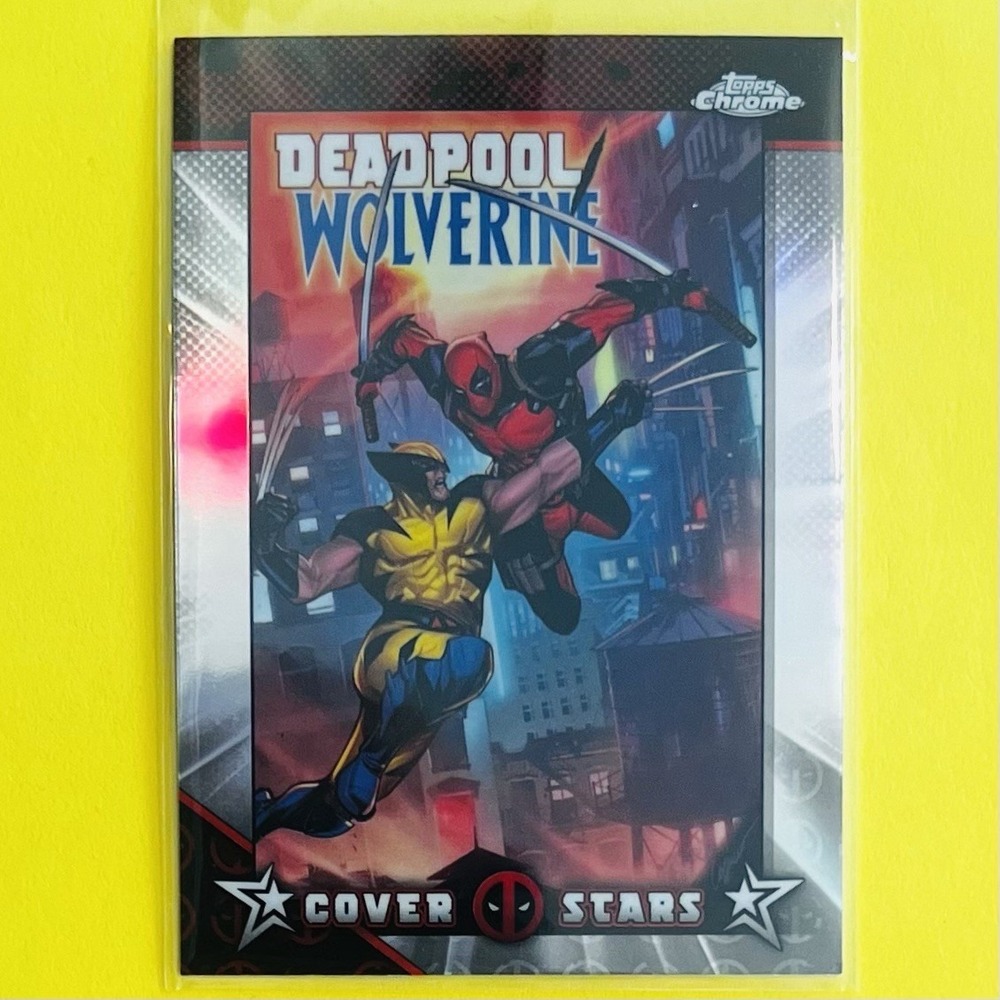 2025 Topps Chrome Deadpool & Wolverine Cover Stars Deadpool Wolverine #2 CS-1